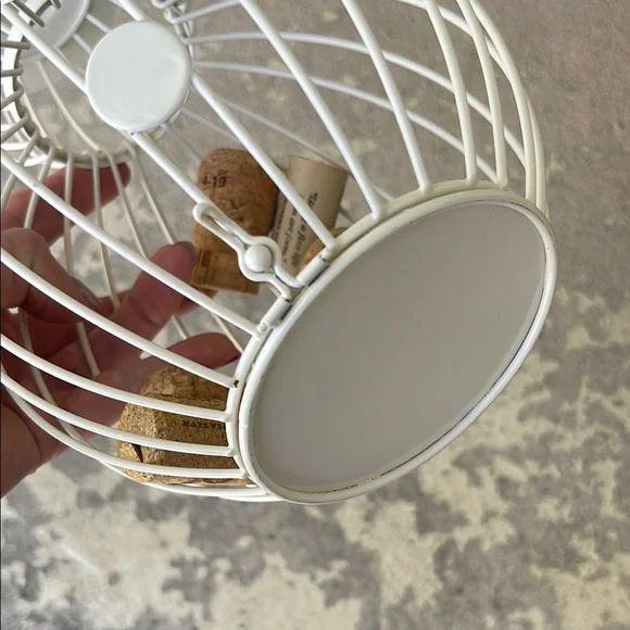 Metal! White Snowman and Black Wine Cork Holder Set - Picture 3 of 16